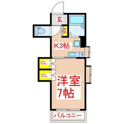 コスモスビルの物件間取画像